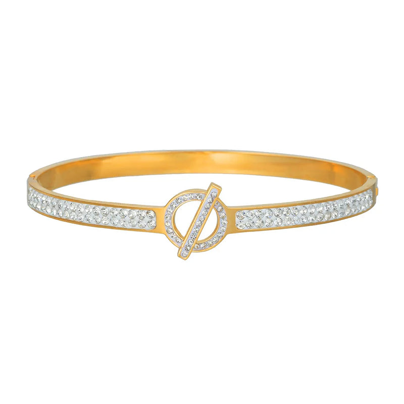 Stainless Steel Double Heart Bee Fower Couples Bracelet