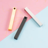 Stainless Steel Bar Pendant Blank for Engrave Metal Plate 10pcs