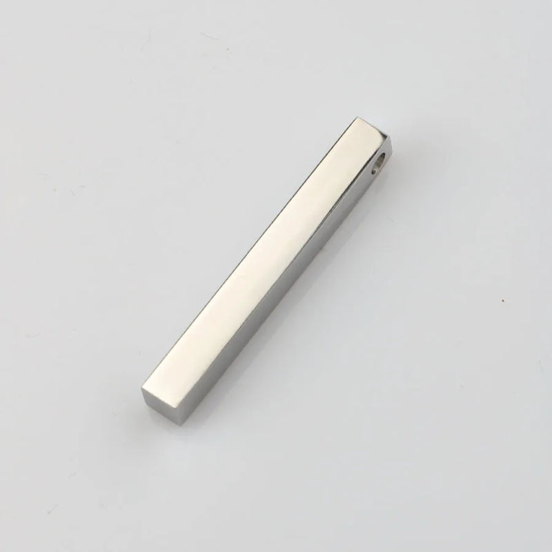 Stainless Steel Bar Pendant Blank for Engrave Metal Plate 10pcs