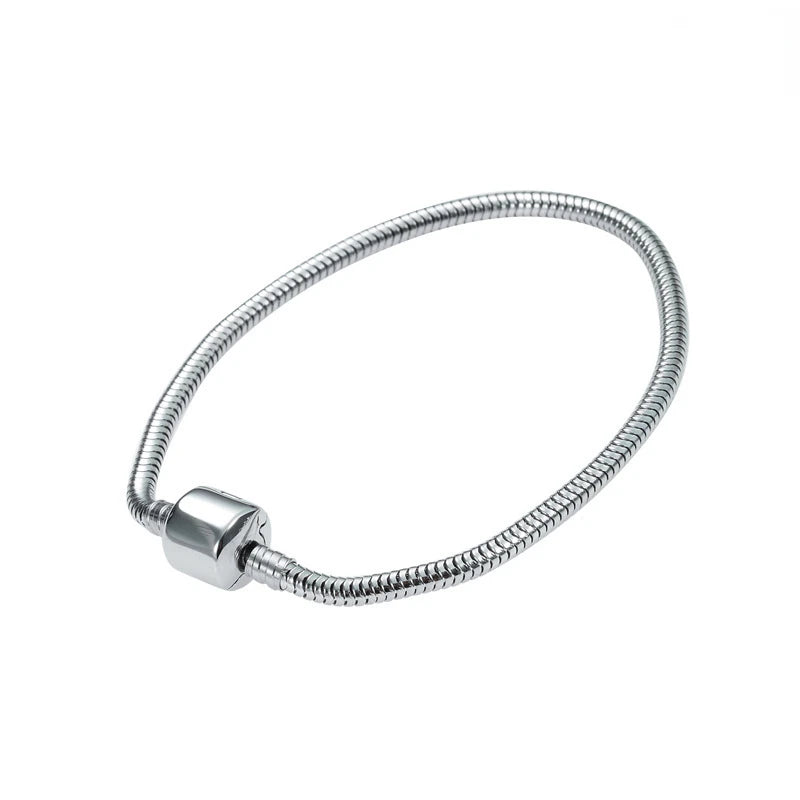 Titanium Steel Snake Bone Chain Bracelet