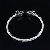 Stainless Steel Bat Bracelet Wristband Cuff Punk Bracelet