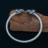 Stainless Steel Bat Bracelet Wristband Cuff Punk Bracelet