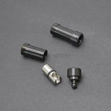 Stainless Steel Bayonet Clasp Hole 6mm Leather Cord Bracelet DIY Necklace