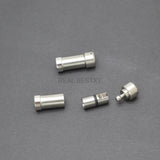 Stainless Steel Bayonet Clasp Hole 6mm Leather Cord Bracelet DIY Necklace