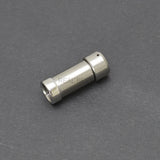 Stainless Steel Bayonet Clasp Hole 6mm Leather Cord Bracelet DIY Necklace