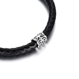 Stainless Steel Tube Charms Large Hole Beads for 8mm Leather Cord Bracelet