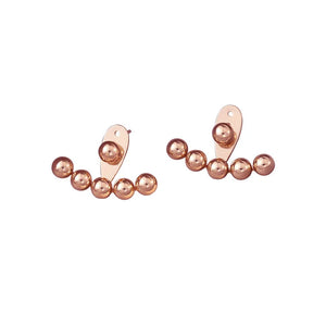 Stainless Steel Stud Earrings Beaded Waterproof High Jewelry