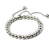 Stainless Steel Beads Charm Bracelet Personalized DIY Box Chain Bracel