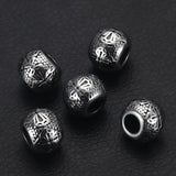 Stainless Steel Beads Cross Charm 5.5mm Hole