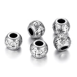 Stainless Steel Beads Cross Charm 5.5mm Hole