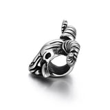 6mm Stainless Steel Beads Goat Large Hole Charm for Leather Bracelet Making