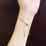 Stainless Steel Beads Butterfly Bracelet Punk Crystal Jewelry