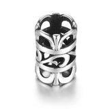 Stainless Steel Tube Slide Bead for 8mm Leather Cord Bracelet DIY Charms