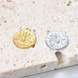 10pcs Stainless Steel Bee Charms Gold/Silver for Jewelry Making
