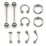 Stainless Steel Body Piercing Kit with Needle Tool