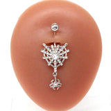 Spider Navel Ring Halloween Belly Piercing Body Jewelry