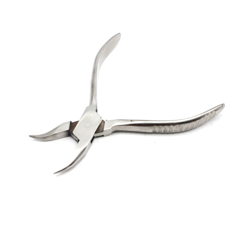 Stainless Steel Bent Nose Plier Eye Glasses Repair Clamp