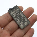 10pcs Stainless Steel Queen Charms Necklace Pendant