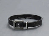 Black-Tone Handcuff Bangle Bracelet 10mm