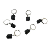 Stainless Steel Tourmaline Earrings Hoop Clip Gemstones Natural Tiny Hoops