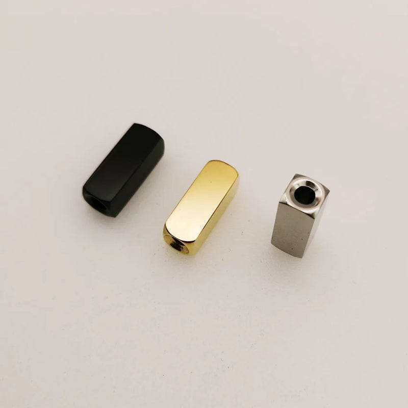 Stainless Steel Blank Bracelet Beads Charms 6*16mm Pendant
