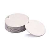 Round Stamping Tag Circle Disc Pendants DIY Necklace Bracelet Jewelry Making
