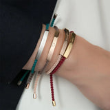 Engrave Metal ID Plate Bracelets Stainless Steel Blank
