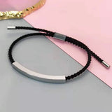Engrave Metal ID Plate Bracelets Stainless Steel Blank