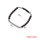 Stainless Steel Bracelet Blank Set, Beaded Bracelet (5pcs)