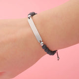 Stainless Steel Bracelet Blank Set, Beaded Bracelet (5pcs)