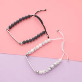 Stainless Steel Bracelet Blank Set, Beaded Bracelet (5pcs)