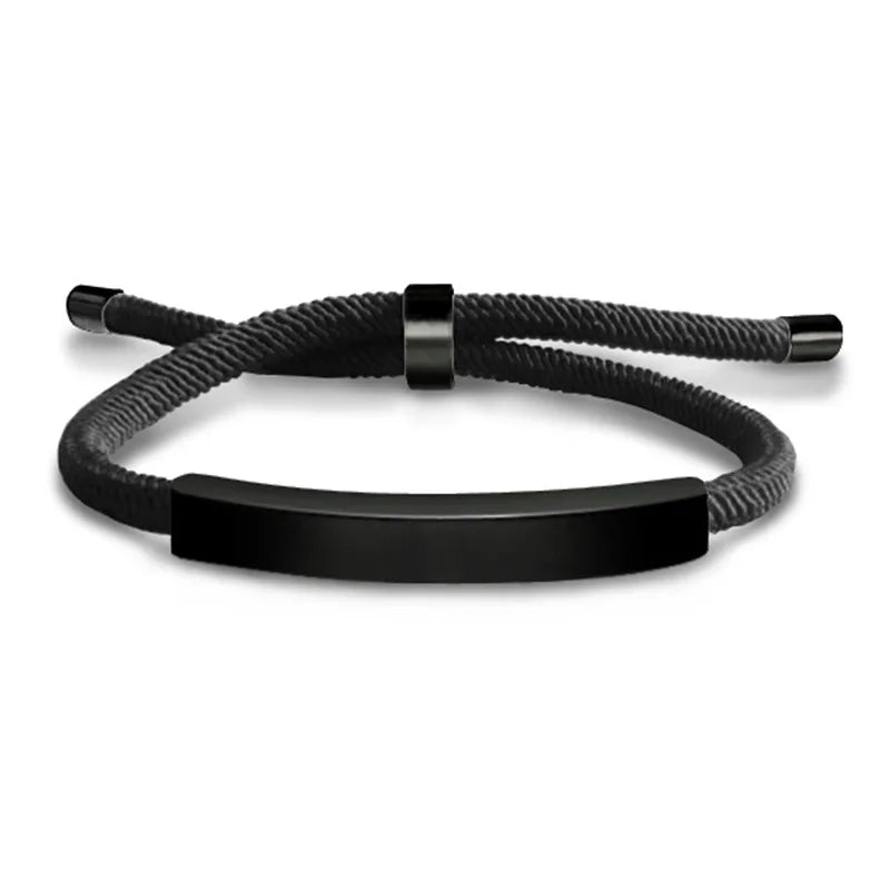 Stainless Steel Engraving Bracelet Blanks for ID Plates 10pcs