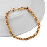 Men's Stainless Steel Chain Bracelet Classic Style