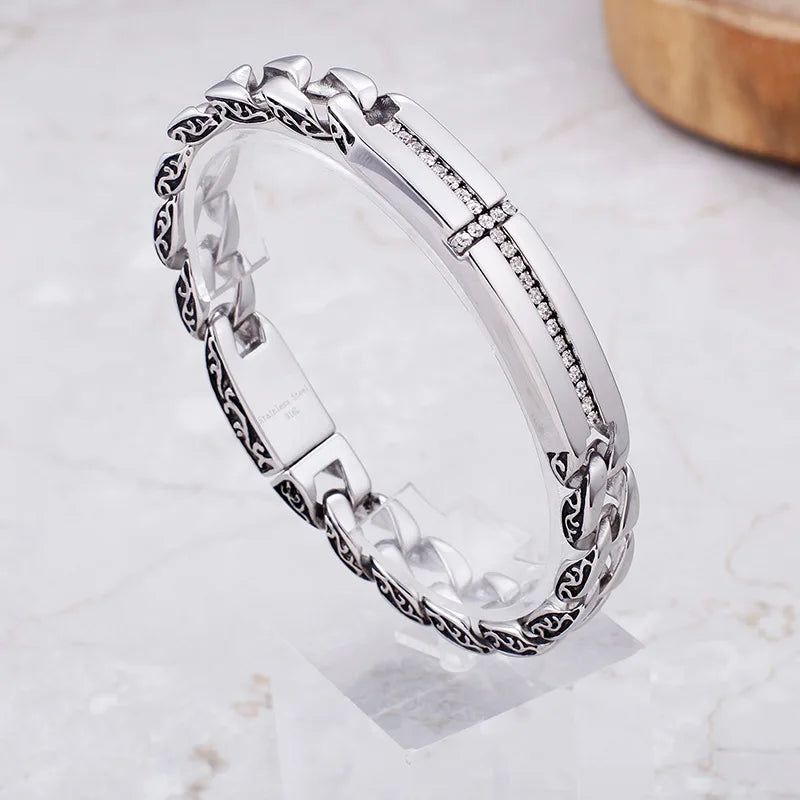 Men's Retro Totem Stainless Steel Bracelet