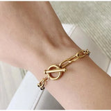 Stainless Steel Bracelet Classics Clip Bracelet for Women