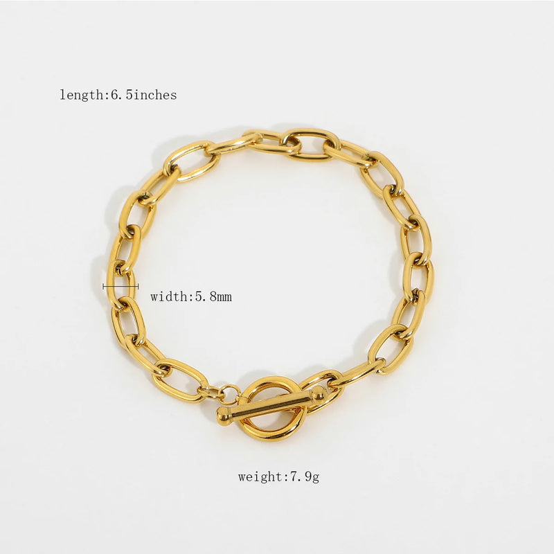 Stainless Steel Bracelet Classics Clip Bracelet for Women