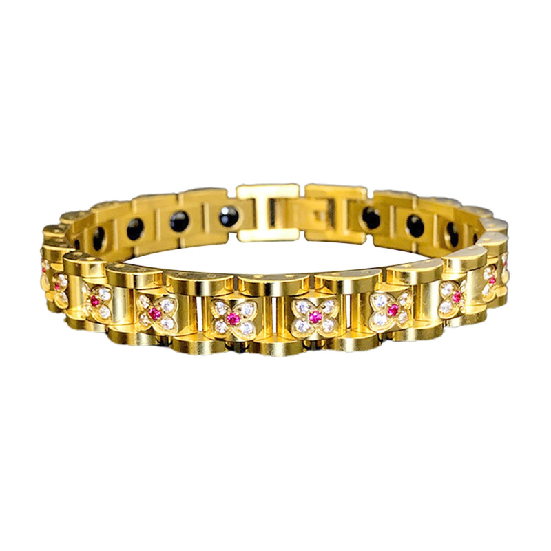 Stainless Steel Rhinestone Bracelet Bangle Personalized Accessory