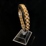 Stainless Steel Bracelet Rhinestone Bangle Personalized Accessories SEC88