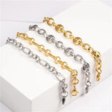 Stainless Steel Bracelet Cuff Charms Jewelry for Women