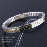 Stainless Steel Slim Metal Chain Style Italian Charms Bracelet