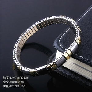 Stainless Steel Slim Metal Chain Style Italian Charms Bracelet