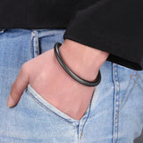 Stainless Steel Snake Chain Bracelet for Men Women