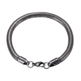 Stainless Steel Snake Chain Bracelet for Men Women