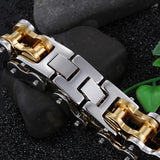 Punk Wind Men's Bike Bracelet Stainless Steel Jewelry