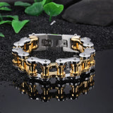 Punk Wind Men's Bike Bracelet Stainless Steel Jewelry