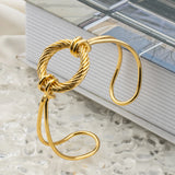 Stainless Steel Bead Bracelet Women Men Jewelry Charm Bangle Accessory