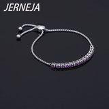 Women's Stainless Steel Tennis Bracelet, Diamond Colorfast