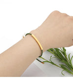 Adjustable Stainless Steel Bracelet Couple Jewelry Gift