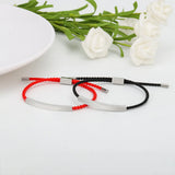 Adjustable Stainless Steel Bracelet Couple Jewelry Gift