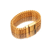 Men's Stainless Steel Bracelet Woven Texture Bayonet Mechanical Punk Hip-hop